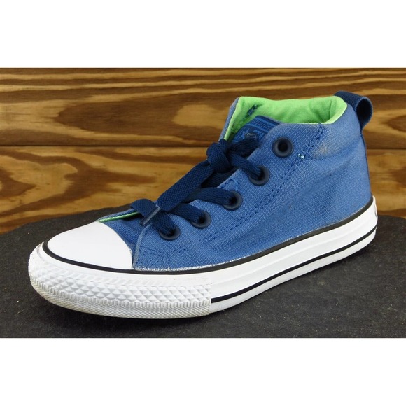 Converse All Star Toddler Unisex 13 Medium Blue High Top Fabric 659970F - Picture 1 of 9